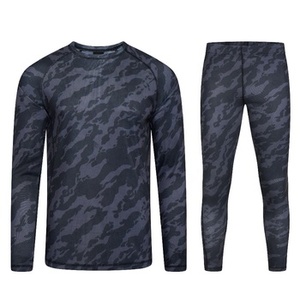 Ensemble de sous-vêtements de compression camouflage pour hommes, manches longues, séchage rapide, vêtements de sport, gym, course à pied - Product Image 3