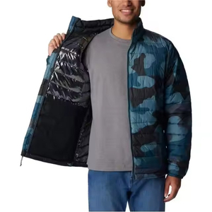 Blousons matelassés de luxe pour hommes, coupe oversize, vêtements d'hiver tendance, streetwear, manteaux et vestes matelassés - Product Image 4