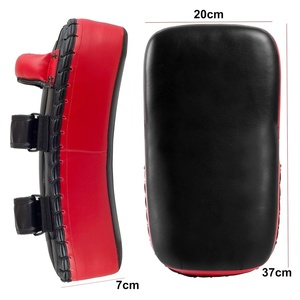 Almohadilla de entrenamiento profesional de cuero genuino para boxeo y Muay Thai, para patadas y golpes, objetivo de pie para Muay Thai - Product Image 5