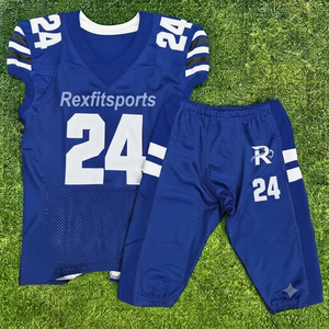Uniforme de football personnalisé pour les clubs Uniforme de football américain pour les écoles Uniforme de football pour les universités Maillot de football d'équipe - Product Image 3