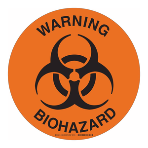 Señal de Advertencia de Riesgo Biológico Plegable y Antideslizante Brady para Seguridad en Laboratorios y Hospitales - Product Image 3