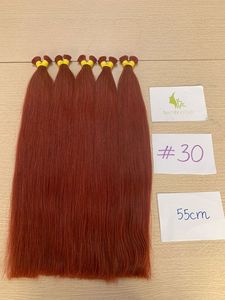 Cheveux en vrac 100% cheveux humains vierges vietnamiens meilleur prix pour 8-36 pouces cheveux en bambou de trame de génie de Style vague droite - Product Image 5