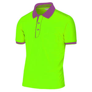เสื้อโปโลชาย แขนสั้น ผ้าฝ้ายถัก ดีไซน์เรียบง่าย สีบล็อก ระบายอากาศได้ดี ทรงปกติ สีน้ำเงิน เทา กรมท่า - Product Image 5
