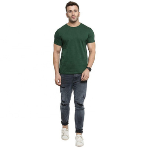 Camiseta de Cuello Redondo 100% Algodón Grueso para Hombre, Logotipo Personalizado, 200GSM, Estilo Cuadrado, Transpirable, Oversize, Estampado, Camisetas Lisas - Product Image 2