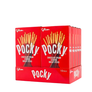 Glico Pocky <b>Chocolate</b> Biscuit <b>Sticks</b> 40g <b>Chocolate</b> Cream Covered <b>Wafers</b> Crispy Sweet Snack - Product Image 3