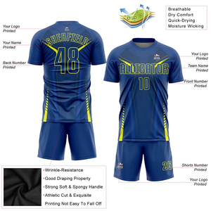 Vêtements de football en gros, nouveau style avec logo et tissu personnalisés, 100% polyester, uniforme de football original, vêtements de football OEM - Product Image 4
