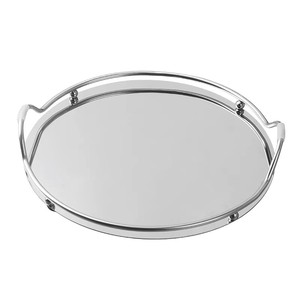 Nordic Insulated Stainless Steel <b>Mirror</b> Tray Multi-Function Aromatherapy Perfume Jeweled Tea Set Exquisite Receptacle Portable - Product Image 6