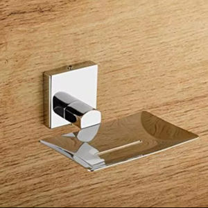 Porte-savon en métal écologique personnalisable de qualité supérieure avec trous de drainage pour comptoir de salle de bain, évier de cuisine et décoration intérieure moderne - Product Image 1