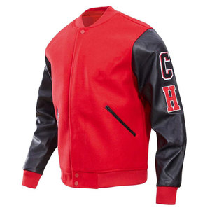 Custom Made <b>Men's</b> Winter Varsity <b>Jackets</b> Embroidery Front Design <b>Letter</b> Pattern 100% Wool Windproof Breathable Reversible - Product Image 6