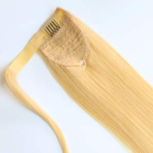 Fournisseur professionnel de cuticules non traitées alignées extensions de cheveux humains en queue de cheval de style vague non chimique - Product Image 2