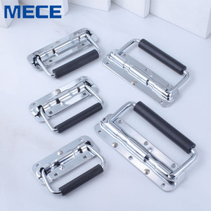 Industrial Transport <b>Boxes</b> with Thickened Spring Folding Handles for Toolboxes and Wooden <b>Crates</b> - Product Image 3
