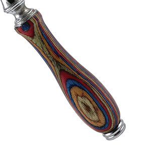 Double Edge Safety <b>Razor</b> with Wooden Handle Multi Color Pattern with Stainless Steel Blades For <b>Men</b> Face and Body Shaving - Product Image 4