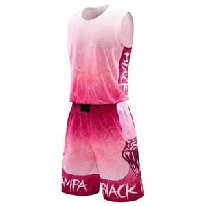 Uniformes de baloncesto hechos en Pakistán, los más vendidos, diseño personalizado, impresión por sublimación, camiseta de baloncesto sin mangas para hombre y pantalones cortos - Product Image 2