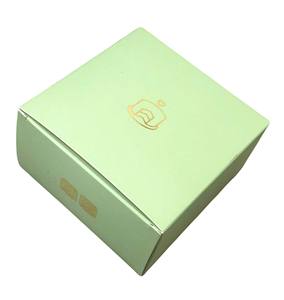 Custom UV Advantage <b>Recycled</b> Materials Ivory Paper Self Erecting Cake <b>Box</b> Magnetic Closure Food Grade Matte Glossy Finish Modern - Product Image 4