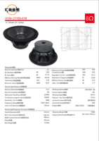 21150-018 Haut-parleurs 21 pouces Offre Spéciale 3000W RM 6 pouces Bobine 300MM Triple aimants Subwoofer à cône en carbone pour système de son Line Array