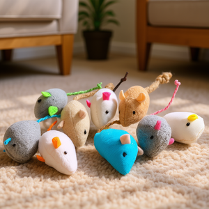 Juguete de Peluche con Catnip de 5 cm para Mascotas, Juguete Interactivo y de Movimiento - Product Image 3