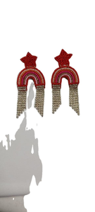 Pendientes Clásicos Bordados con Cuentas de Semillas de Algodón, Hechos a Mano, Ligeros, de la Mejor Calidad, Tamaño Personalizado, Joyería para Mujer - Product Image 6