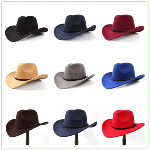 Sombrero Vaquero Occidental para Hombre, Colores y Logotipo Personalizables, Uso en las Cuatro Estaciones, Versátil para Viajes, Deportes, Uso Diario y Aventuras al Aire Libre - Product Image 2