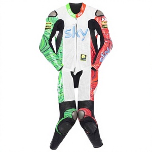 Mono de Motociclismo Francesco Bagnaia, 1 Pieza, Cuero Vacuno/Canguro, para Pista/Conducción, con Protección Nivel 2 - Product Image 1