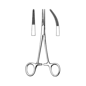 Instrumentos Quirúrgicos Básicos: Pinzas Hemostáticas, Pinzas Mosquito, Portaagujas, con acabados Pulido, Espejo, Satinado, Lijado Mate, curvas y rectas, 13 cm - Product Image 6