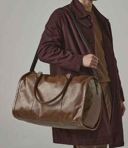 Nuevo bolso de viaje informal para hombre de cuero genuino, impermeable, en oferta en línea a bajo precio. - Product Image 5