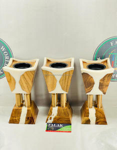 Vente chaude en bois et résine époxy brûleur d'encens arabe Bakhoor brûleur Mukhbar Oud Mabkhara par Falak World Export - Product Image 1