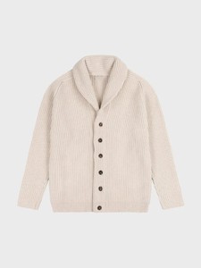 Cardigan en laine côtelée surdimensionné pour homme, boutonné, à manches longues, de haute qualité, respirant, pour l'hiver, vêtement décontracté - Product Image 6