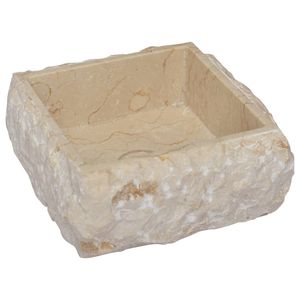 11.8 \ "x11.8 \" x5.1 \ "lavabo in marmo crema per il bagno prodotto - Product Image 3