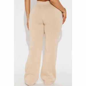 Pantalones Deportivos de Corte Regular de Alta Calidad Personalizados para Mujer, Nuevo Diseño, Pantalones Anchos, Ecológicos, Transpirables, Sólidos, Casuales, con Cintura Elástica - Product Image 2