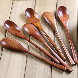 Couverts de cuisine en bois, cuillère, fourchette, ustensiles de table, accessoires de service, pour la maison, le restaurant, le café, utilisables en salle à manger, lavables au lave-vaisselle - Product Image 1