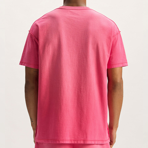 Nouveau T-shirt de marque violet 2026, coupe ajustée, col rond, manches courtes, style uni de luxe, collection Haze Tee - Product Image 4