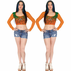 Casual Wear Clothing Women Crop <b>Top</b> T-Shirts Wholesale Women Crop <b>Top</b> T-Shirts Low Price Women Crop <b>Top</b> T-Shirts - Product Image 3