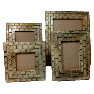 CRAFTS HUB กรอบรูปไม้ทำมือรักษ์โลก ดีไซน์คลาสสิคทรงสี่เหลี่ยมผืนผ้า แนวตั้ง ตั้งโต๊ะได้ - Product Image 2