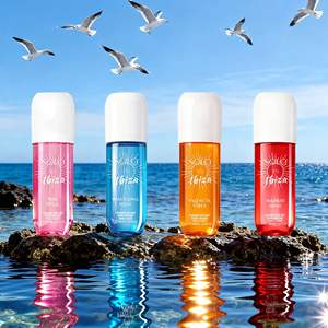 8-Piece SOLO EN IBIZA Body Hair Fragrance Mist Cream <b>Gift</b> Box Long Lasting 4 Scent Perfume <b>Set</b> Men <b>Women</b> Holidays - Product Image 5