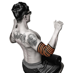 Manchons de compression en néoprène personnalisés avec logo, unisexe, robustes, pour haltérophilie et entraînement en salle de sport, OEM ODM - Product Image 3