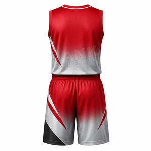 Uniforme de basket-ball confortable et léger, faible MOQ, prix bas, uniforme de basket-ball sur mesure, uniforme de basket-ball unisexe - Product Image 2