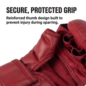 Gants de combat MMA personnalisés avec logo, demi-doigts, pour grappling, taille sur mesure, pour compétition sportive, équipement de combat pour équipes - Product Image 2