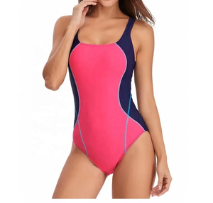 Traje de Baño de Una Pieza de Alta Calidad Hecho a Medida para Mujer, Bikini, Traje de Baño Deportivo, Transpirable, de Secado Rápido, de Poliéster y Nailon - Product Image 1
