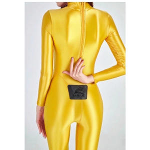 Tenue de danse en spandex brillant de qualité supérieure pour femmes – Confortable, durable, service OEM de pointe pour la gymnastique et les spectacles de danse - Product Image 6