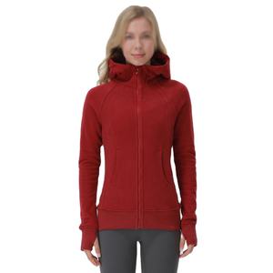 Tout nouveau sweat à capuche zippé épais pour femmes d'hiver pour Fitness Yoga course et exercice col à capuche avec décoration à paillettes - Product Image 5