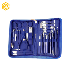 Professional Manicure Pedicure <b>Kit</b> Stainless Steel 5-in-1 <b>Nail</b> Clipper Trimming Scissors Cuticle - Product Image 1