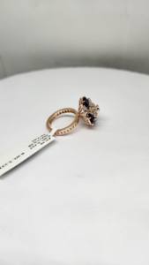 Elegant 9K Natural Diamond Ladies Ring 2.02ct Color Stone 0.58ct HI Color SI Purity Luxury Rhodium Plated IGI Certified - Product Image 4