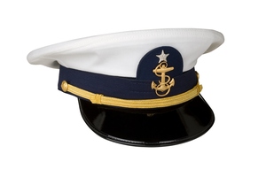 Gorra de cadete de la Academia, gorra de uniforme de cadete para hombre, gorra blanca con visera, trenza dorada, gorra de estilo ceremonial, gorra de vestir premium, gorra formal - Product Image 6