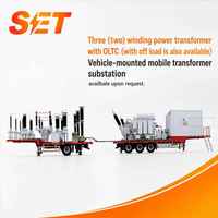 Transformateur de puissance immergé dans l'huile 110 kV/220 kV 6300 kVA-63000 kVA, transformateur de distribution triphasé pour sous-station d'aggregat électrique