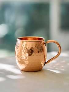 Taza de Cobre con Asa, Diseño Vintage, Resistente al Calor, para Beber Cerveza, para Fiestas - Product Image 2