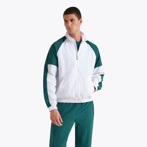 Men's Color Blocking Tracksuit Full Length Zipper Closure Regular Fit Stand Collar Sporty Casual Wear Spring Streetwear - Product Image 2