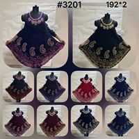 Gaun Payung Wanita 100% Viscose Manis Midi Bermotif Batik Tenun