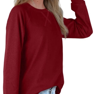Sweat-shirts pour femmes de haute qualité, faciles à assortir, prix de gros, couleur personnalisable, sweat-shirt en coton respirant pour femmes en vente - Product Image 5