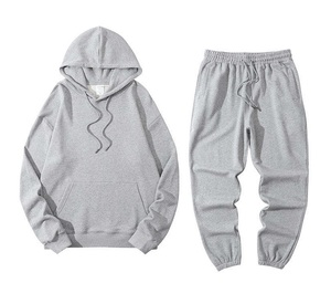 Men's Winter Sweat <b>Suits</b> Tracksuits-100% Cotton Quick Dry Anti-Wrinkle Hooded Drawstring Closure Full Length <b>Jogging</b> <b>Suit</b> - Product Image 2