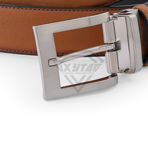 Ceinture Réversible en Cuir Véritable pour Homme – Fabricant de Vêtements de Haute Qualité – Ceintures Habillées de Luxe Formelles Marron et Noires – Vente en Gros - Product Image 6